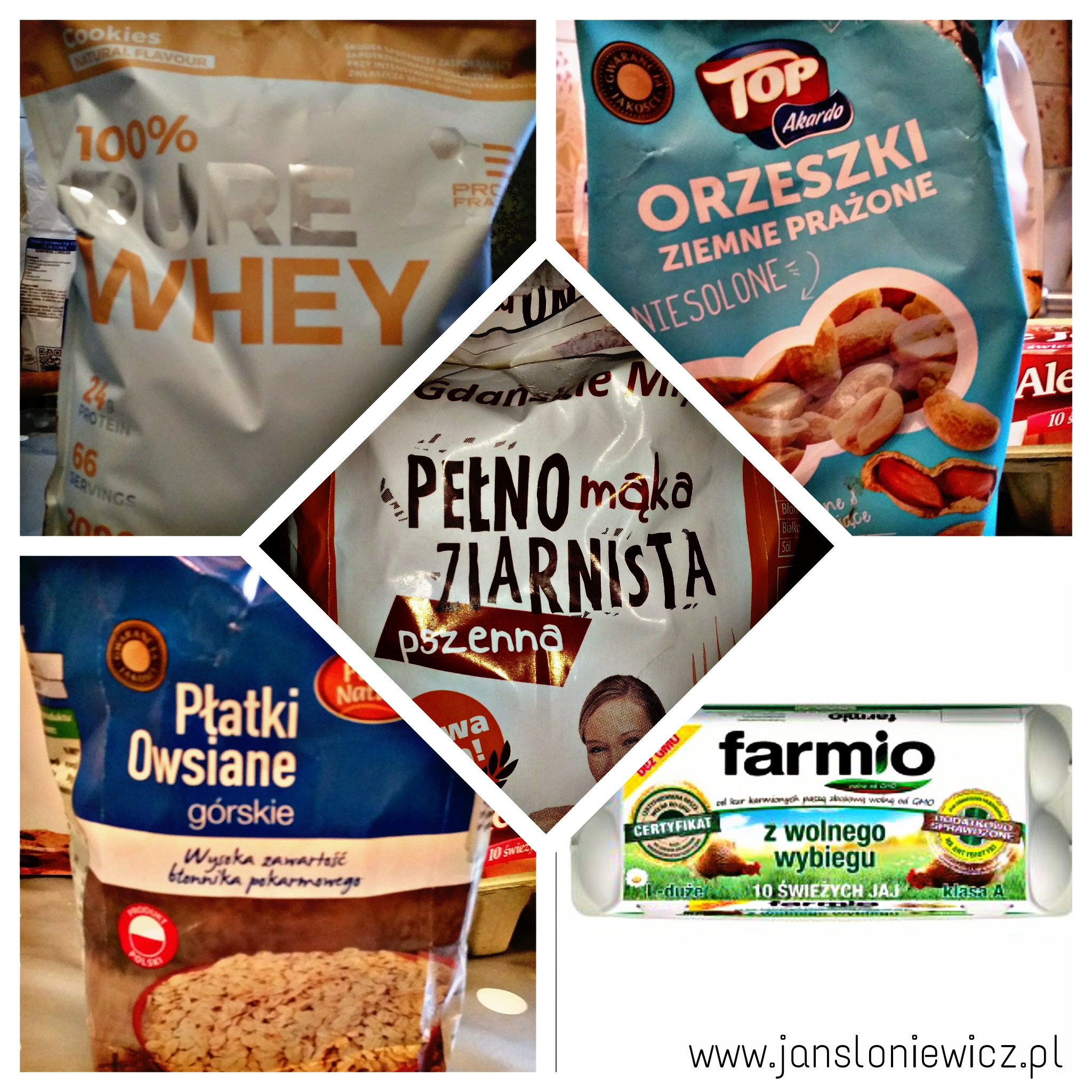 Składniki na FIT pierniki. składniki